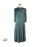 Vintage Jane Schaffhausen Belle France Cotton Print Dress - W 32&quot; sz 8 -... - £53.88 GBP