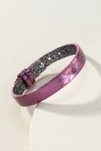 Keep Collective Single Leather Band (New) Snakeskin - Metallic PURPLE/SILVER - £26.93 GBP