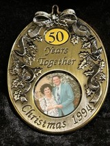 1994 Hallmark Keepsake Ornament 50th Anniversary Photo Holder - £3.59 GBP