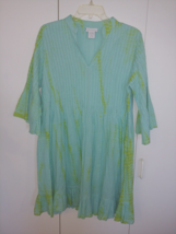 Soft Surroundings Ladies BELL-SLEEVE Loose Crinkle DRESS-PM-NWOT-THIN/SOFT - £18.03 GBP