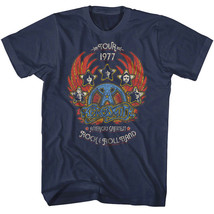 Aerosmith America&#39;s Greatest Tour 1977 Men&#39;s T Shirt Rock &amp; Roll Band Concert - £21.17 GBP+