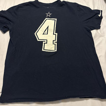Nike NFL Dallas Cowboys  Dak Prescott Men Size XL Activewear Football T Shirt - £13.15 GBP