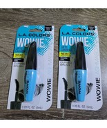(2)  L.A. Colors Wowie Mascara - Classic Black - Curved No Clump Brush - $16.23 CAD