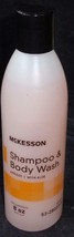 McKesson Apricot With Aloe Shampoo &amp; Body Wash - BRAND NEW BOTTLE - GENTLE - £7.72 GBP