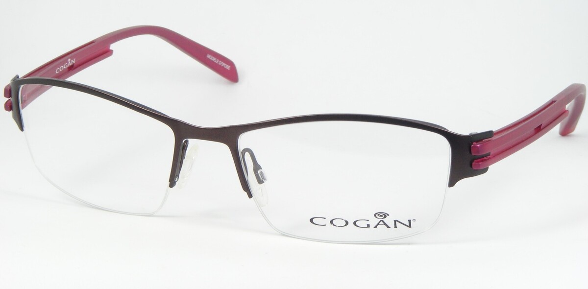 Yves Cogan YC2287 BRN2 BROWN /PINK Occhiali Montatura 53-17-135mm Francia - $95.05