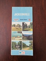 Jacksonville Road Map Courtesy of Chevron 1970 Edition - £10.58 GBP