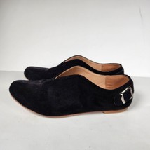 Tinstree Shoes Slip on Loafer Flats Women&#39;s Size 8 Black Suede - $15.43