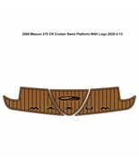 2000 Maxum 270 CR Cruiser Swim Platform Pad Boat EVA Foam Faux Teak Floo... - $411.66 CAD