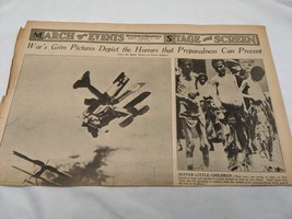 March Of Events Herald Examiner Sunday Feb 4 1934 Part Four Page 1-2 - $279.53 MXN