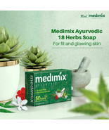 MEDIMIX Ayurvedic Classic 18 Herbs Soap, Pack Of 5, 125g - £31.85 GBP