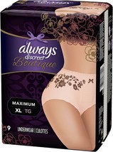 Extra Large, Tan Always Discreet Boutique Incontinence Underwear Maximum, XL - F - £41.55 GBP