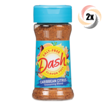 2x Shakers Mrs Dash Flavor Full Salt Free Caribbean Citrus Seasoning Ble... - £12.08 GBP