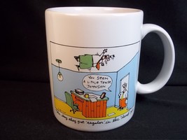 Coffee mug cartoon Day they put regular in the decaf pot Shoebox Hallmark 10 oz - £5.33 GBP