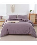 Dusty Purple Comforter Set Queen 90x90", 3pcs (1 Boho Comforter &amp; 2 Pill... - $44.99