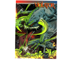 VTG 1993 HTF Wizard Series 3 Prismatic Card #1 Violator Holofoil Todd Mc... - $8.90