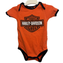 Harley Davidson Logo Infant One Piece Cotton Outfit 9-12 Months - $14.55