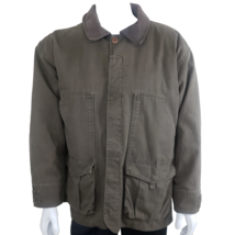 Timberland Field Jacket Mens L Vintage 3-in-1 Weathergear Leather Trim D... - $181.28