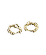 Anyco Hoop Earrings Unique Twist Hollow Huggies Minimalist Bohemian Jewelry - €26,74 EUR