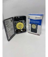 24-Hour Mechanical Time Switch, 208-277 VAC 60Hz, DPST, Indoor Metal Enc... - $70.13