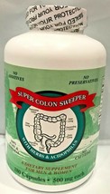 1 Box/180 Capsules 100% Natural SUPER COLON SWEEPER Cleanser Dietary Sup... - $30.84