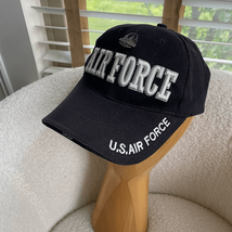 US Air Force Adjustable Ball Cap Baseball Hat Enamel Pin - $24.48