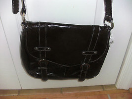 Womans New York &amp; Company Hobo Handbag Tote Brown Purse - New with Tag - $14.80