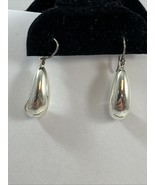 Sterling Silver Teardrop Waterdrop  1.25” Dangle Drop Hook Earrings - $27.70 CAD