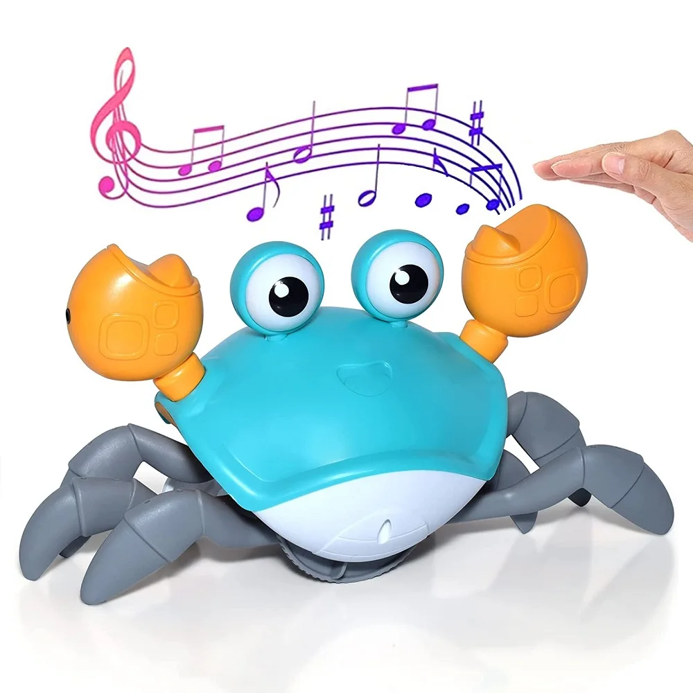 Cute Crab Toy Electric Tummy Time Toys for Sensory Fevelopement Runway Crab for - £18.23 GBP