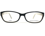 Banana Republic Eyeglasses Frames BUFFY 0JPZ Black Ivory Rectangular 53-... - $27.71