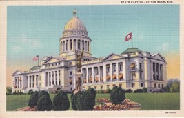 State Capitol Little Rock Arkansas AR Postcard C46 - £2.38 GBP