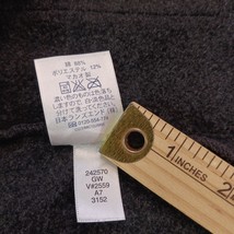 Lands' End Women's Gray Button Long Sleeve Coat Size L (42-44) image 4