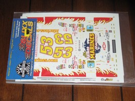 Slixx NASCAR 1533 53 US Marines Hank Parker Jr Chevy Waterslide Decals 1/24 NOS - £18.77 GBP