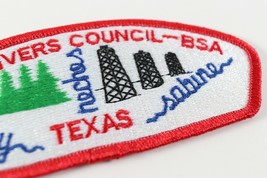 Vintage Three Rivers Council Trinity Texas Boy Scout BSA Shoulder CSP Patch - £9.34 GBP