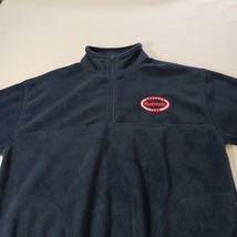 Shiva American Manufacturing Tube Men's 1/4 Zip Pullover Blue Sweater Size Large image 6