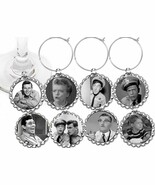 The Andy Griffith show decor party wine charms glass markers 8 party favors - €9,09 EUR