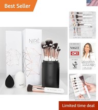 Flawless Application 15-Piece  Brush Set with Case &amp; Makeup Guide - - $82.49