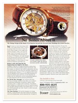 Stauer 1779 Skeleton Wristwatch 2007 Full-Page Print Magazine Jewelry Ad - $184.66 MXN