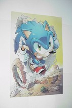Sonic the Hedgehog Poster #16 Sonic Running over Rock Shuttle Loop Movie 2 Prime - £9.55 GBP