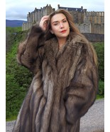 Fisher Sable Fur Coat Coats L Fast Shipping - $799.00