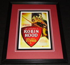 Adventures of Robin Hood Framed 11x14 Poster Display Official Repro Erro... - £27.21 GBP