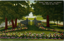 Floral display located at Como Park St Paul Minnesota Postcard - £5.41 GBP