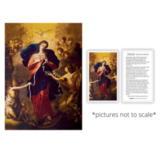 Mary Untier of Knots 8x10 AND 5x7 Ready to Frame Prints Cardstock Catholic - £9.37 GBP