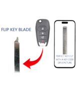 KEY CUT SERVICE + Chevrolet Cruze 2016 - 2025 Flip Remote Key BLADE - $27.34 CAD