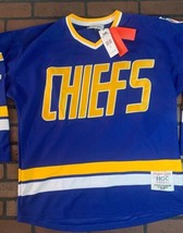 Slapshot Chiefs (Hanson) Headgear Classics Hockey Bleu Jersey ~ Never Worn ~ XL - £70.55 GBP