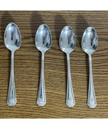 Lot of 4 1913 ALAMO 1835 R Wallace Silver Plate Demitasse Spoon Monogram - £12.51 GBP