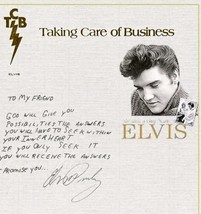 Elvis Presley Rare Art  Print vintage 16X20 Canvas letter in a Custom fr... - €564,27 EUR