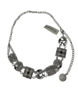 Chico&#39;s Women&#39;s Gamba Chain Belt Silver M/L NWT - $15.19