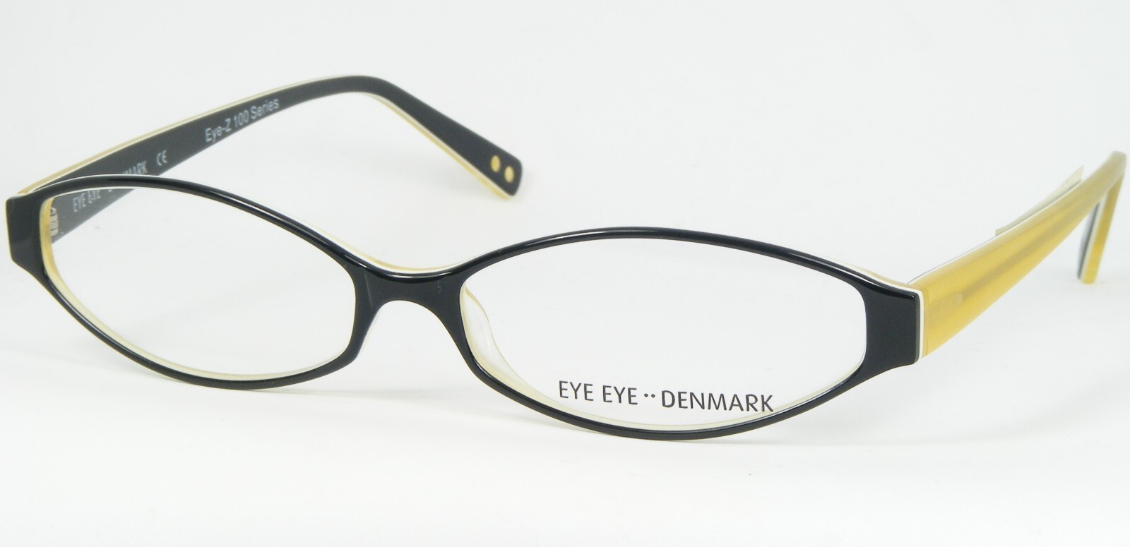 EYE EYE Denmark Eye-Z 100 Series Z.133 85 Occhiali NERI 53-15-144mm - $66.33