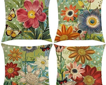 Spring Summer Pillow Covers 18X18, Outdoor Sunflower Pillow Case, Floral... - $26.96