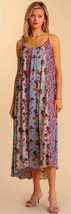 New Umgee S M Floral Mixed Print Adjustable Spaghetti Strap Flowy Maxi Dress - £21.76 GBP